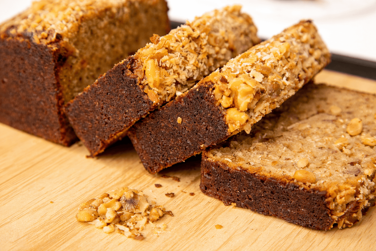 Coconut Walnut Chocolate Chip banana bread — photo 2